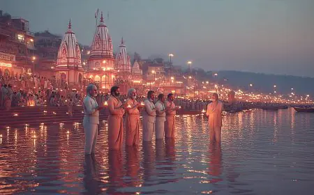 Maha Aarti at Har Ki Pauri: The Divine Light of Ardh Kumbh 2027