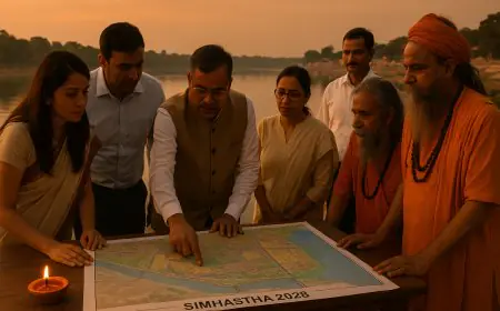Simhastha 2028: Govt Drops Land-Pooling Scheme, Confirms Temporary Mega-City Model for Pilgrims