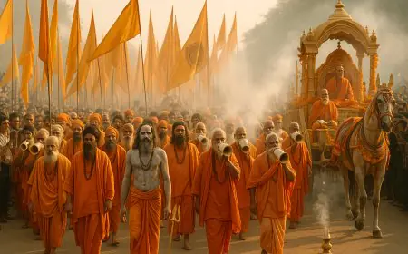 The Arrival Procession of Akharas in Simhastha 2028: A Complete Explainer