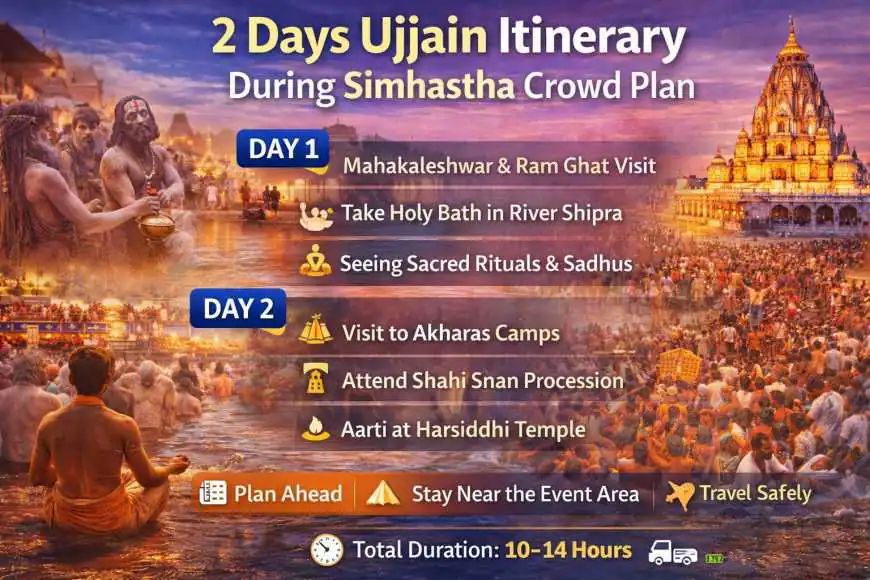 2 Days Ujjain Itinerary During Simhastha Crowd Plan