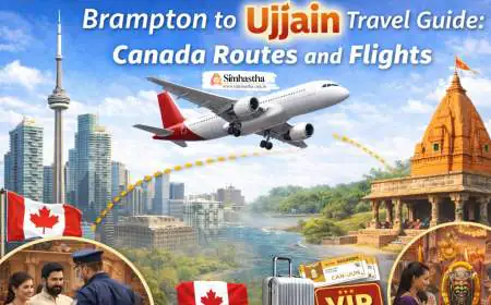 Brampton to Ujjain Travel Guide: Canada Routes and Flights