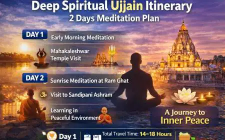 Deep Spiritual Ujjain Itinerary 2 Days Meditation Plan