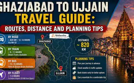Ghaziabad to Ujjain Travel Guide: Routes, Distance and Planning Tips