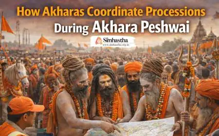 How Akharas Coordinate Processions During Akhara Peshwai