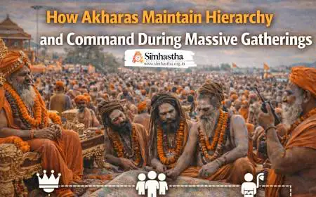 How Akharas Maintain Hierarchy and Command During Massive Gatherings