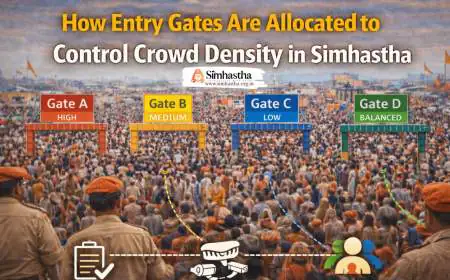 How Entry Gates Are Allocated to Control Crowd Density in Simhastha