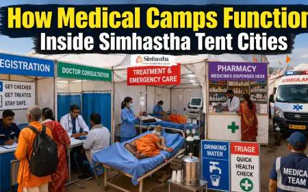How Medical Camps Function Inside Simhastha Tent Cities