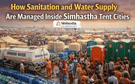How Sanitation and Water Supply Are Managed Inside Simhastha Tent Cities