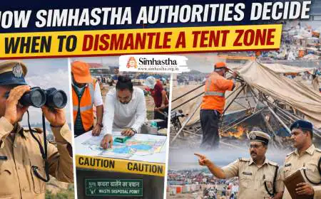 How Simhastha Authorities Decide When to Dismantle a Tent Zone