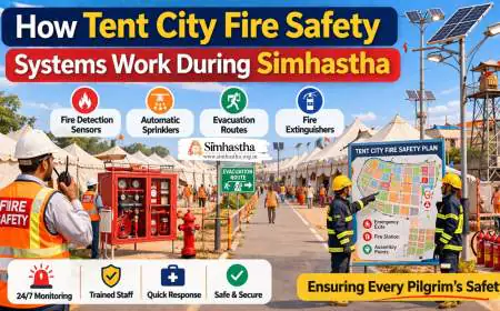 How Tent City Fire Safety Systems Work During Simhastha