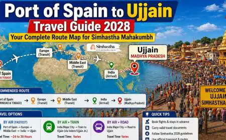 Port of Spain to Ujjain Travel Guide 2028: Your Complete Route Map for Simhastha Mahakumbh