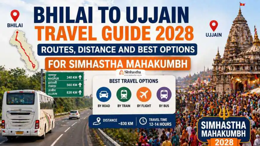 Bhilai to Ujjain Travel Guide 2028: Routes, Distance and Best Options for Simhastha Mahakumbh