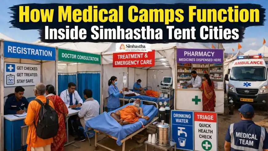 How Medical Camps Function Inside Simhastha Tent Cities