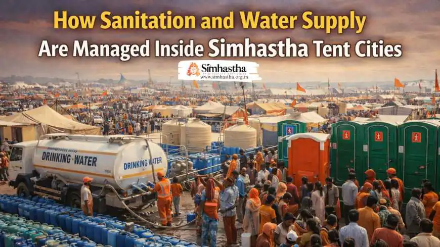 How Sanitation and Water Supply Are Managed Inside Simhastha Tent Cities