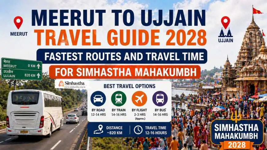 Meerut to Ujjain Travel Guide 2028: Fastest Routes and Travel Time for Simhastha Mahakumbh