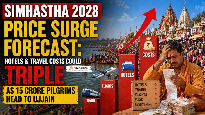 Simhastha 2028 Price Surge Forecast: Hotels & Travel Costs Could Triple as 15 Crore Pilgrims Head to Ujjain