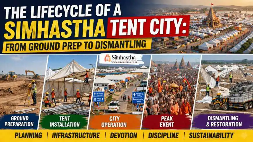 The Lifecycle of a Simhastha Tent City: From Ground Prep to Dismantling