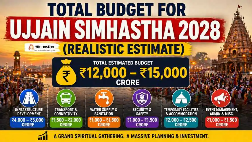 Total Budget for Ujjain Simhastha 2028 (Realistic Estimate)