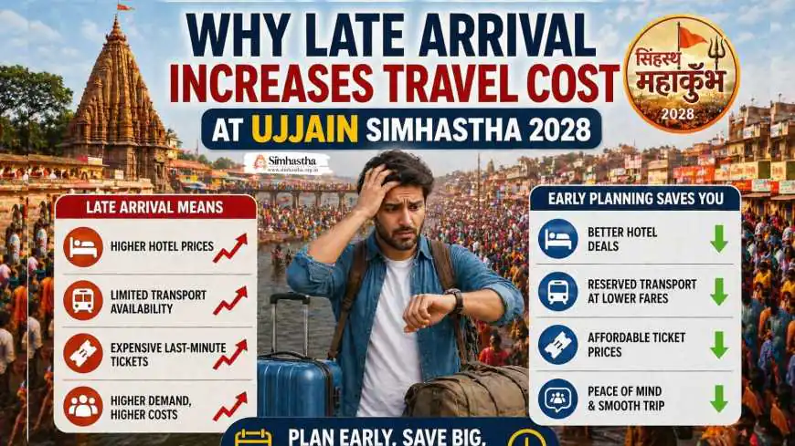 Why Late Arrival Increases Travel Cost at Ujjain Simhastha 2028