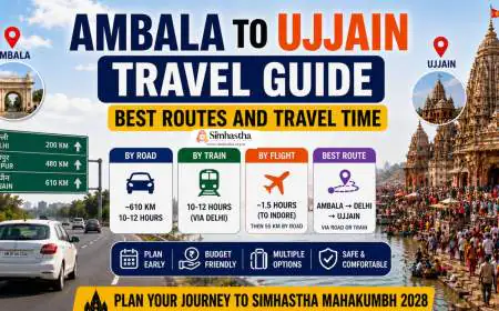 Ambala to Ujjain Travel Guide: Best Routes and Travel Time
