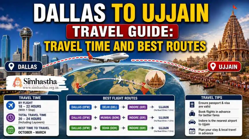 Dallas to Ujjain Travel Guide: Travel Time and Best Routes