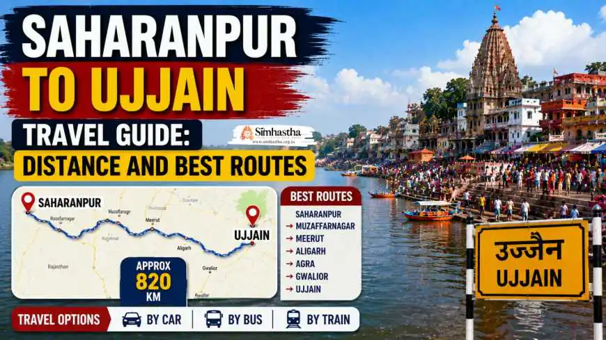 Saharanpur to Ujjain Travel Guide: Distance and Best Routes