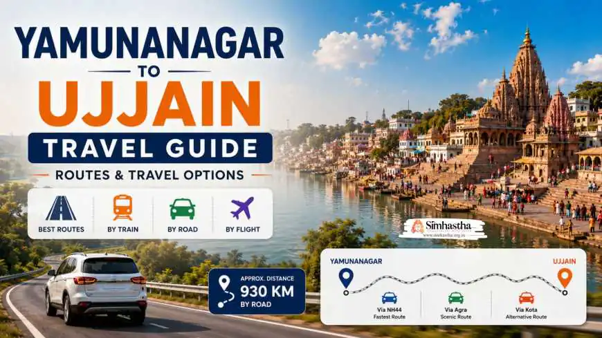 Yamunanagar to Ujjain Travel Guide: Routes and Travel Options