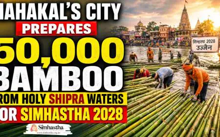 Mahakals City Prepares 50000 Bamboo from Holy Shipra Waters for Simhastha 2028
