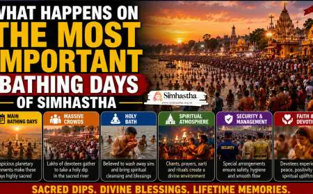 What Happens on the Most Important Bathing Days of Simhastha