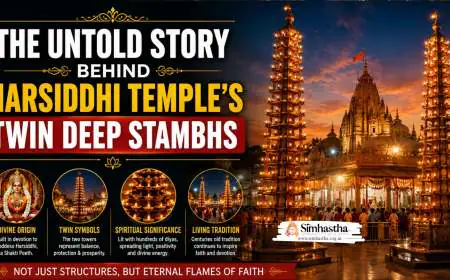 The Untold Story Behind Harsiddhi Temple's Twin Deep Stambhs