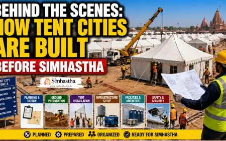 Behind the Scenes: How Tent Cities Are Built Before Simhastha