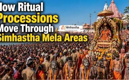 How Ritual Processions Move Through Simhastha Mela Areas