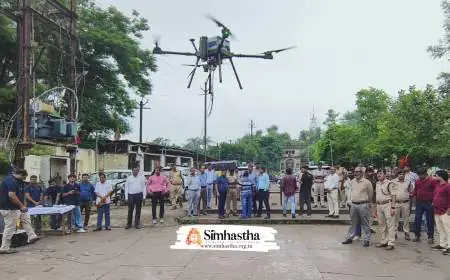 Simhastha 2028: High-Tech Drone Security Tested in Ujjain