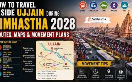 How to Travel Inside Ujjain During Simhastha 2028: Routes, Maps and Movement Plans