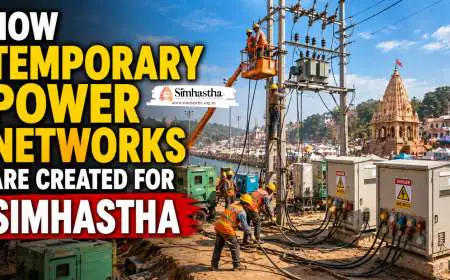 How Temporary Power Networks Are Created for Simhastha
