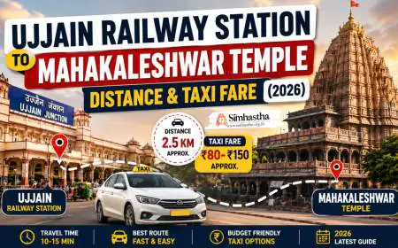 Ujjain Railway Station to Mahakaleshwar Temple Distance & Taxi Fare (2026)