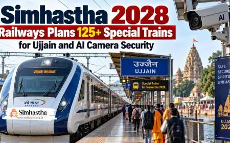 Ujjain Simhastha Kumbh Mela 2028 Railways Plans 125+ Special Trains and AI Camera Security