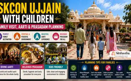 ISKCON Ujjain With Children: Family Visit, Aarti and Prasadam Planning