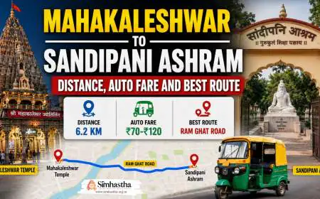 Mahakaleshwar to Sandipani Ashram: Distance, Auto Fare and Best Route