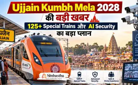 Ujjain Kumbh Mela 2028 की बड़ी खबर 125+ Special Trains और AI Security का बड़ा प्लान